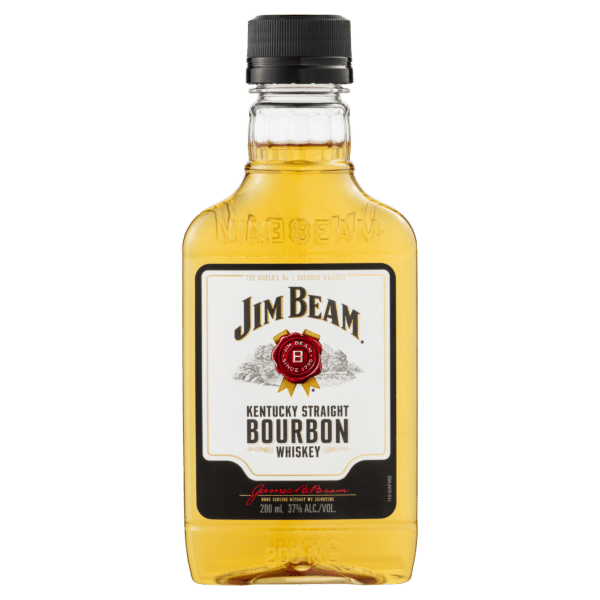JIM BEAM WHITE BOURBON : 200 ml